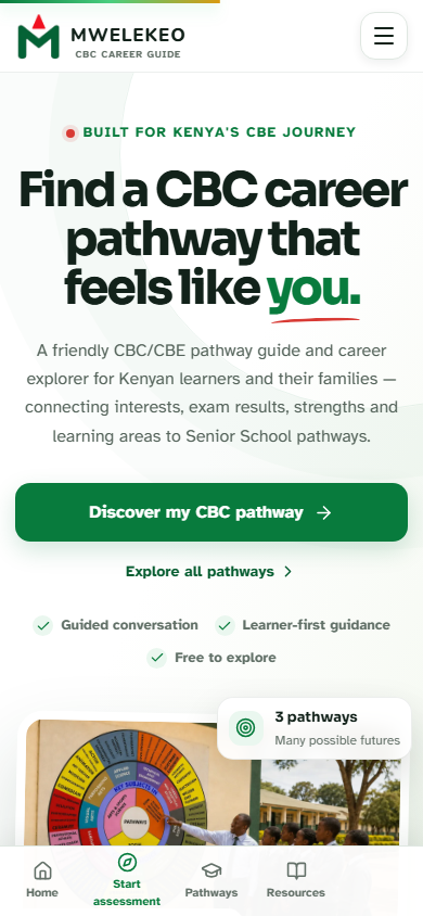 Mwelekeo mobile website
